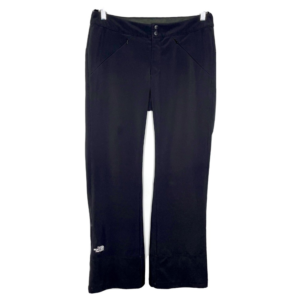 The North Face Womens Size Large Snow Ski Pants In Black Gaiters Size L
